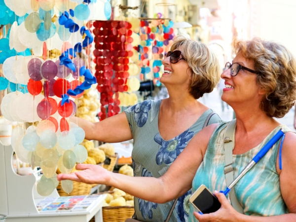 Elderly Tourists in Corfu