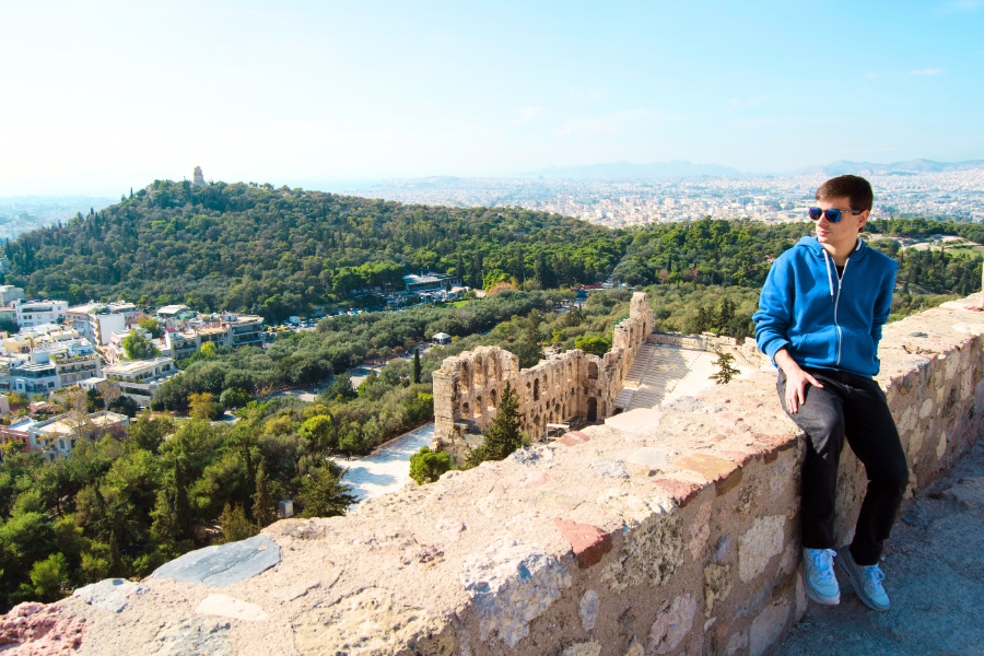 Tourist in Athens